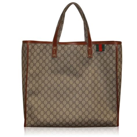 gucci coated canvas tote.